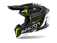 【AIROH】AVIATOR 3 碳纖維越野安全帽 (消光黃)