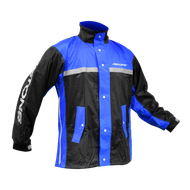 【ASTONE】兩件式用動型雨衣 (黑/藍&附鞋套)