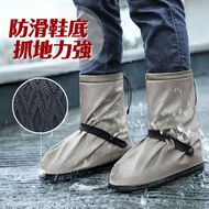 【XILLA】高筒防水防滑 雨鞋套 (夜行黑)
