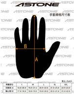 【ASTONE】LC01 皮革防摔手套(黑)