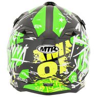 【MTR】MTR X6B 黑/ 綠/ 螢光黃配色 越野安全帽