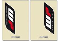 【Blackbird Racing】WP 前叉貼紙套件 (透明)