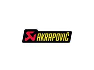【AKRAPOVIC】通用型 耐熱貼紙 (100 × 29 MM)