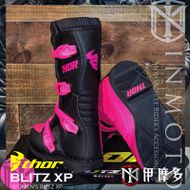 【THOR】Blitz XP 女用越野車靴 (黑/粉)