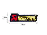 【AKRAPOVIC】AKRAPOVIC SP系列通用型隔熱貼紙 (180x53 MM)