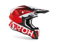 【AIROH】TWIST 2.0 LIFT越野安全帽 (消光紅/白)