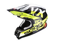 【Scorpion helmet】VX-16 AIR X-TURN越野安全帽 (黑/霓虹黃/白)