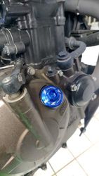 【OUTLET出清商品】機油加注口蓋 (Φ20 × P1.5) 商品顏色: 顏色：藍色