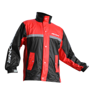 【ASTONE】兩件式運動型雨衣 (黑/紅)