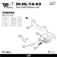 【DIMOTIV (DMV)】安全帽鎖 MT-07 (21-24)